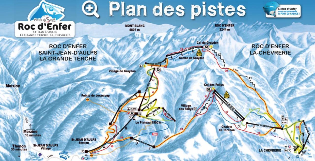 Au Pied Des Pistes B48, Chaleureux Studio 4 Pers, Balcon Plein Sud, Draps Non Compris Saint-Jean-dʼAulps Kültér fotó